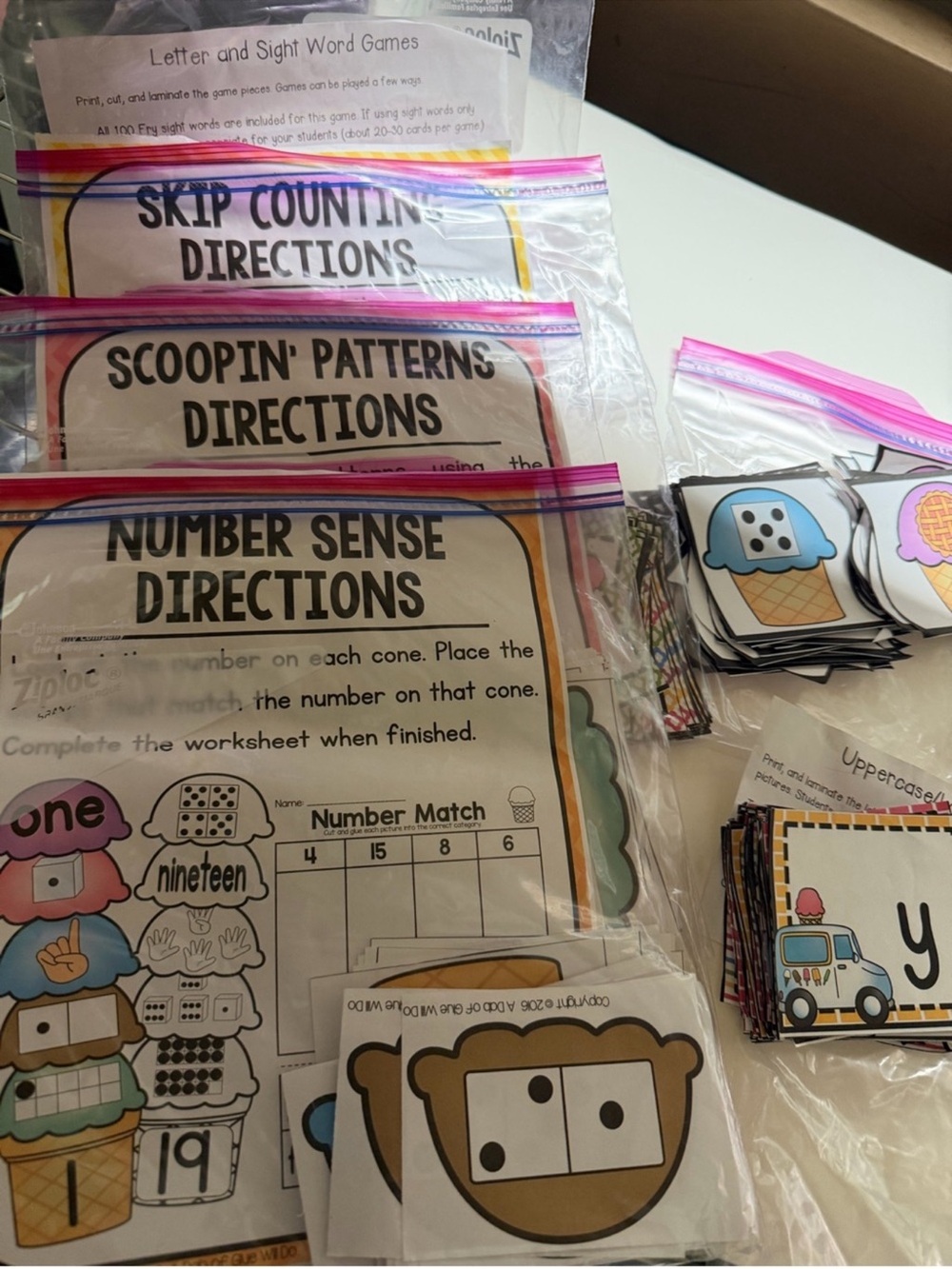 Ice Cream Scoop Learning Centers - Picture 5 of 6